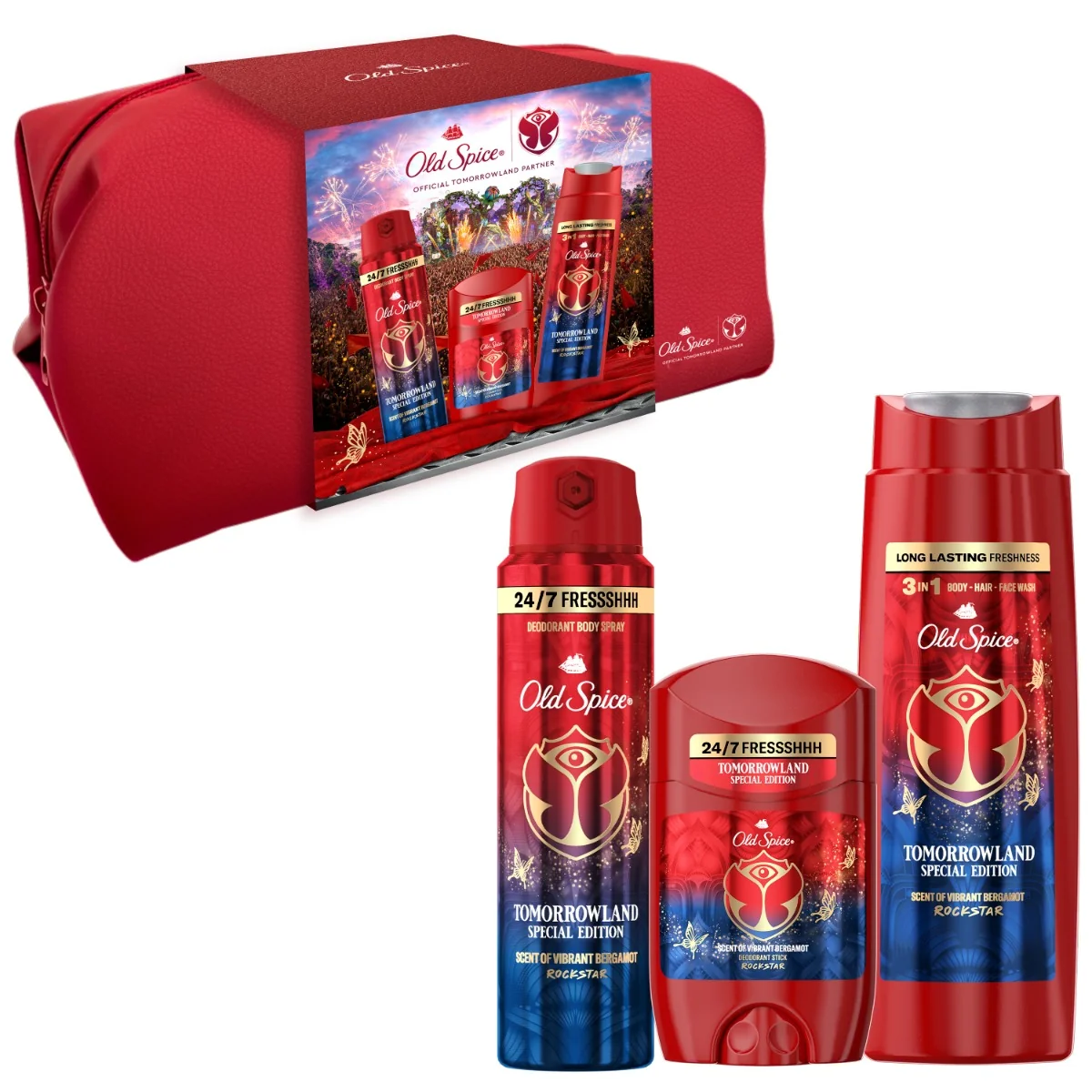 Old Spice Xmass sada Tomorrowland deodoranty a sprchový gel 3 ks