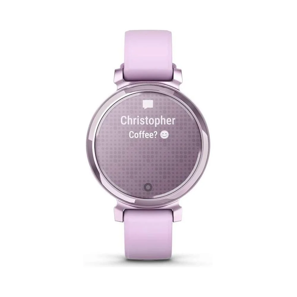 Garmin Lily 2 Silicone Band chytré hodinky Metallic Lilac/Lilac