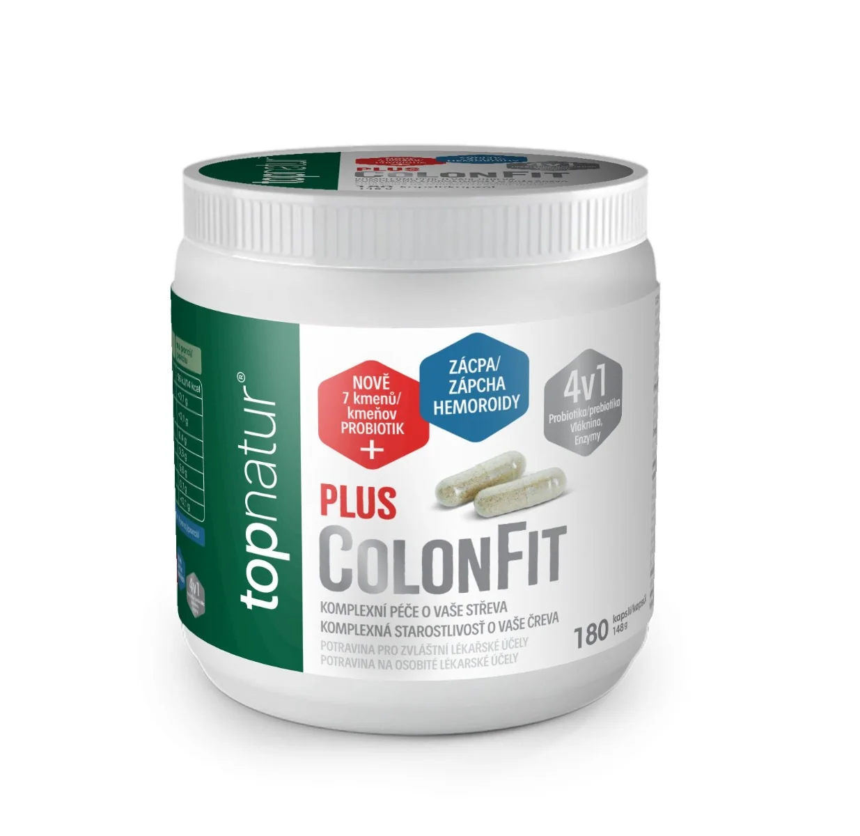 Topnatur Colonfit Plus 180 kapslí