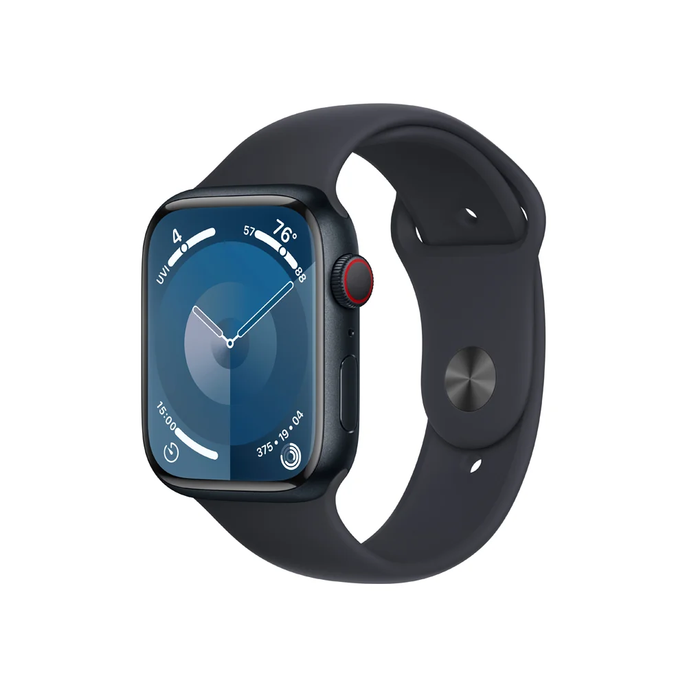 Apple Watch S9 Cellular 45 mm sport band S/M smart hodinky Midnight