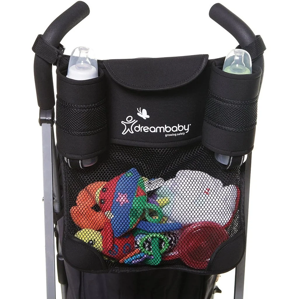 Dreambaby Organizér na kočárek s dvěma držáky na pohár