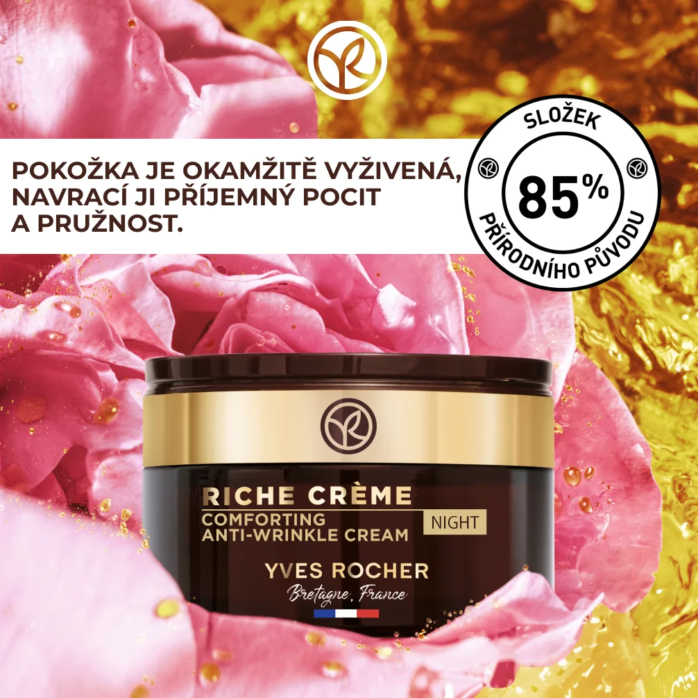 Yves Rocher Noční péče proti vráskám 50 ml