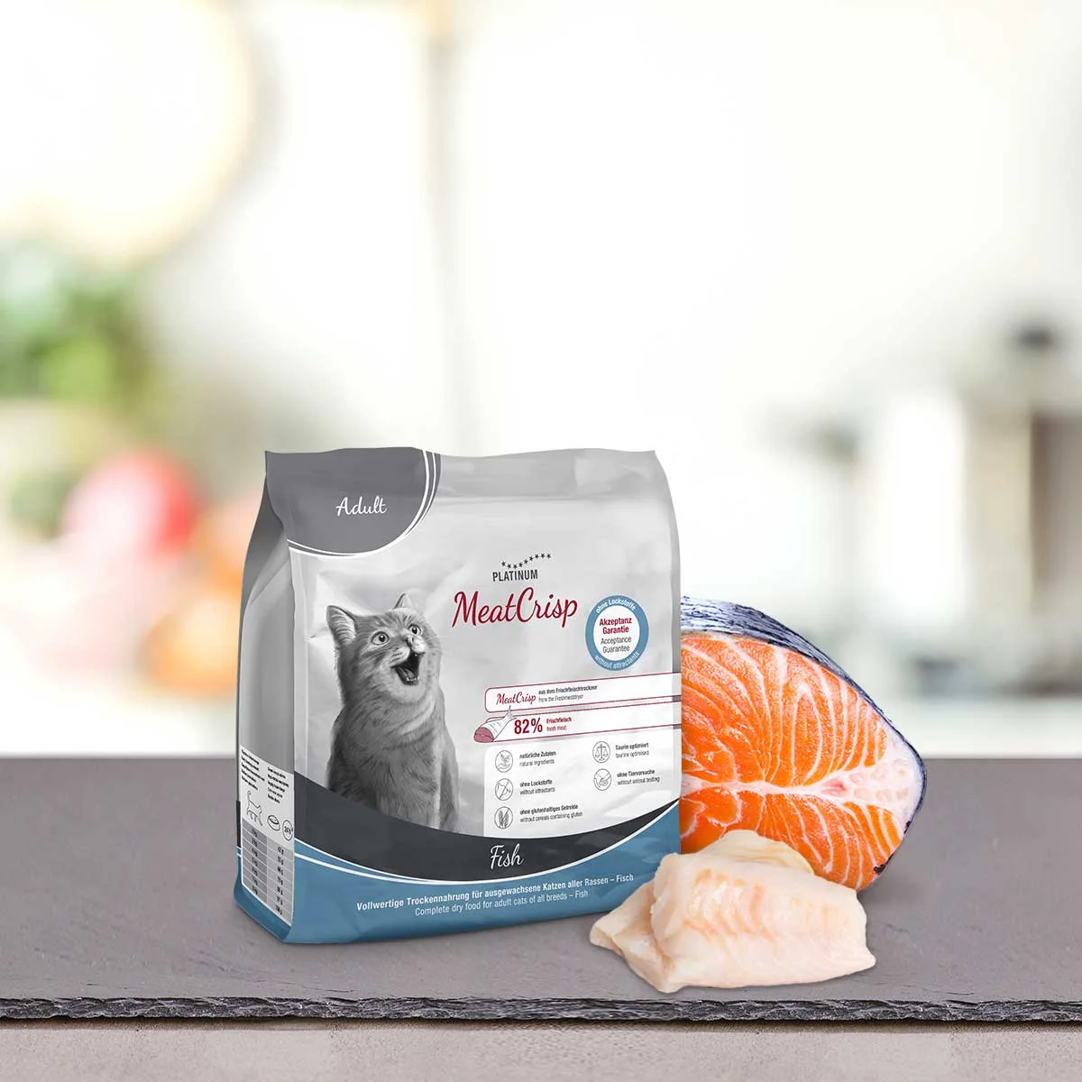 Platinum MeatCrisp Adult Fish - Ryba pro dospělé kočky 400 g
