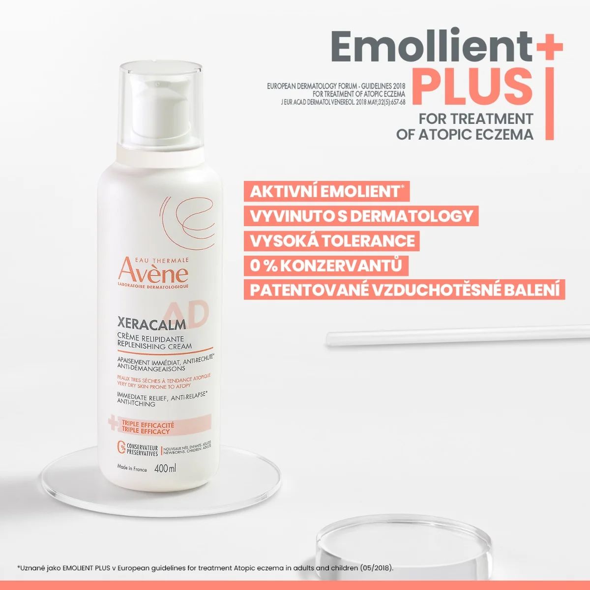 Avène Xeracalm AD relipidační krém 400 ml