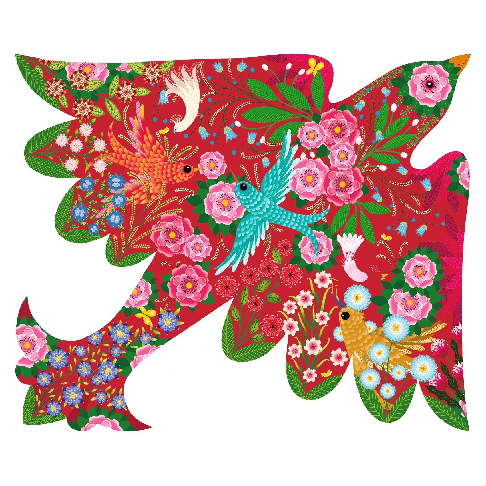 Djeco Puzzle Ptáček - 500 pcs