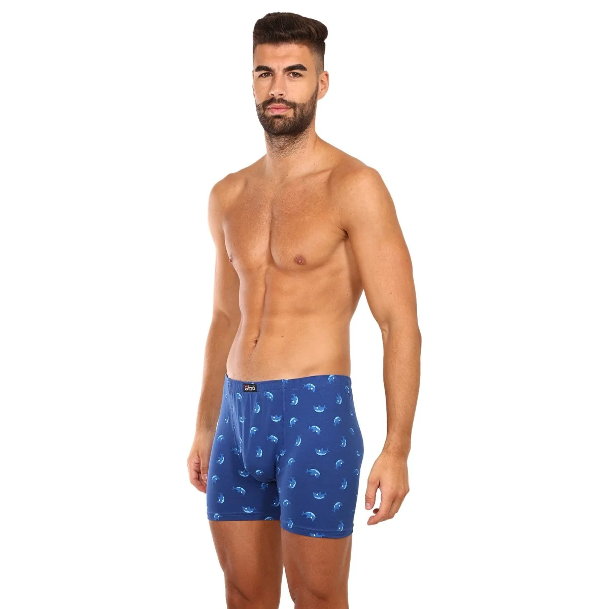 Gino Pánské boxerky modré (74150) S