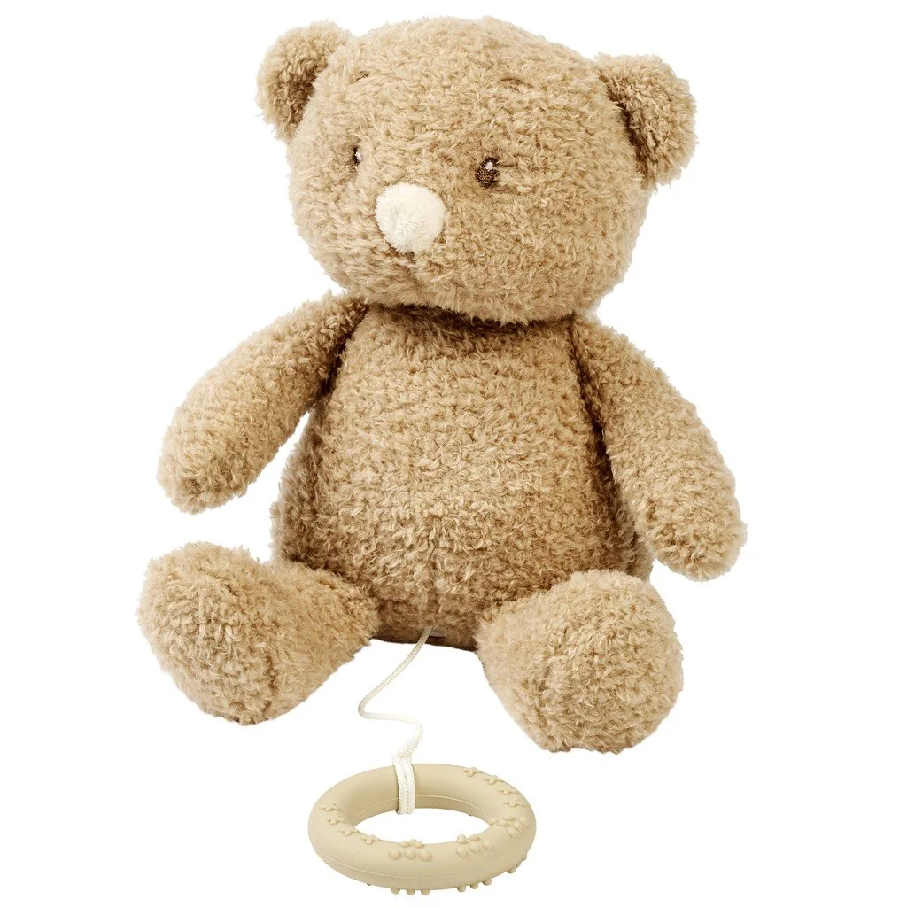 Nattou Hračka plyšová hudební Teddy medvídek 24 cm, 0m+