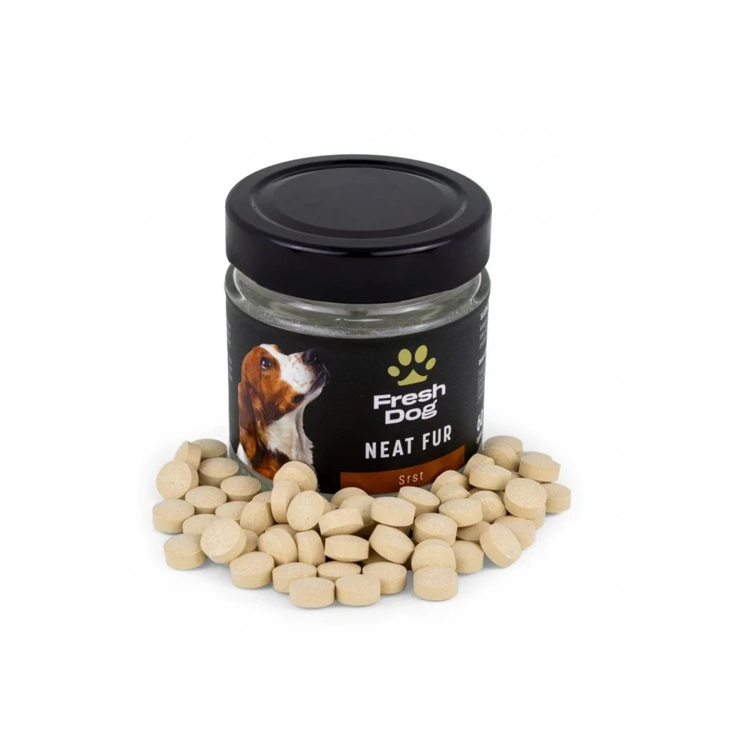FreshDog NEAT FUR pro krásnou srst 180 tablet