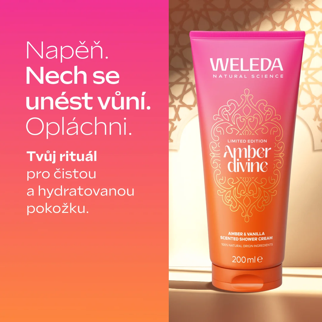 Weleda Amber Divine Limited edition dárkový set 2 ks