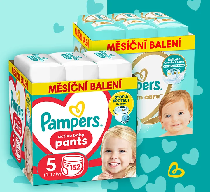 Měsíční balení s výhodnou cenou za plenku Měsíční balení s výhodnou cenou za plenku