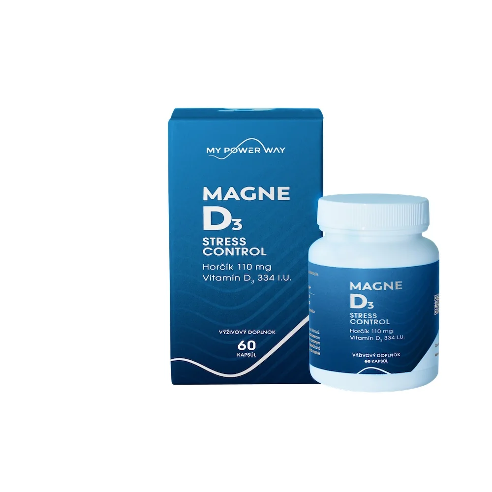 MY POWER WAY Magne D3 Stress Control 60 kapslí