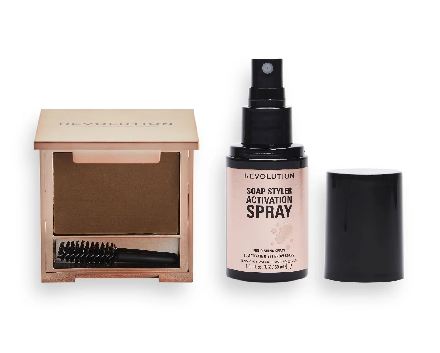 Makeup Revolution Soap Styler Duo Set sada na obočí 2 ks