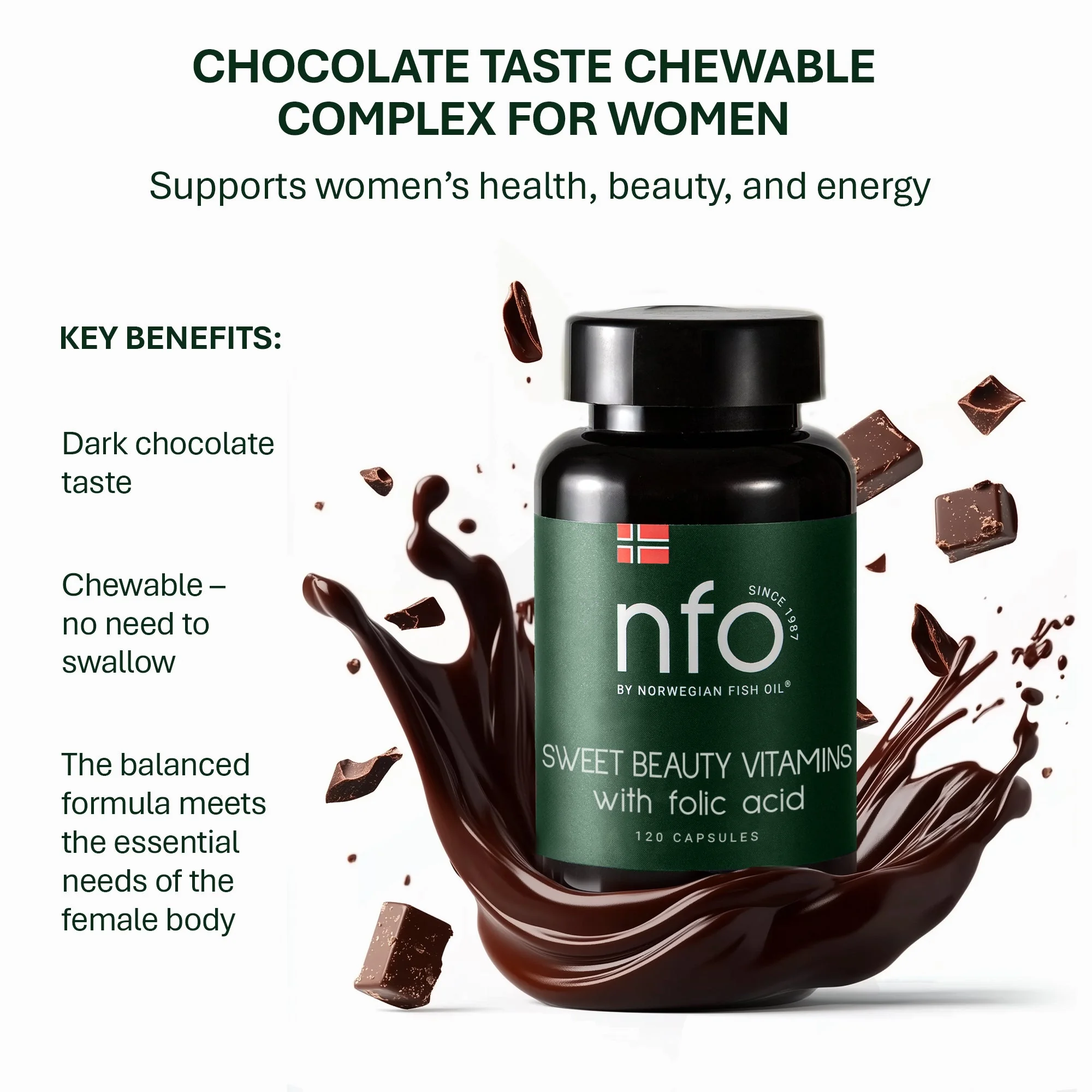 NFO Vitamíny pro krásu Sweet Beauty žvýkačky