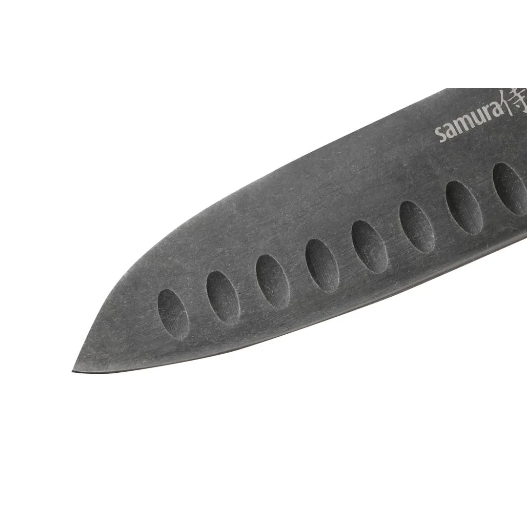 Samura MO-V Stonewash Nůž Santoku 14 cm (SM-0093B)