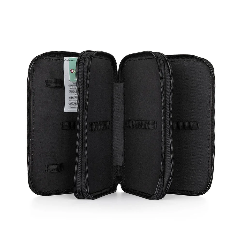 Oxybag UNICOLOR - třípatroý penál Black 