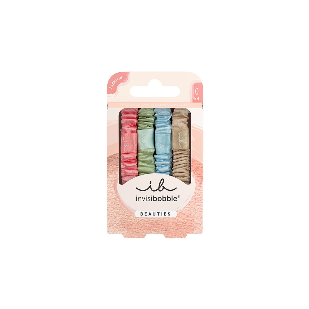 Invisibobble Hair Tie Beauties Satin Sorbet gumičky na vlasy 4 ks vícebarevné