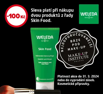 Weleda Skin Food při 2 ks 100 Kč (březen 2024)