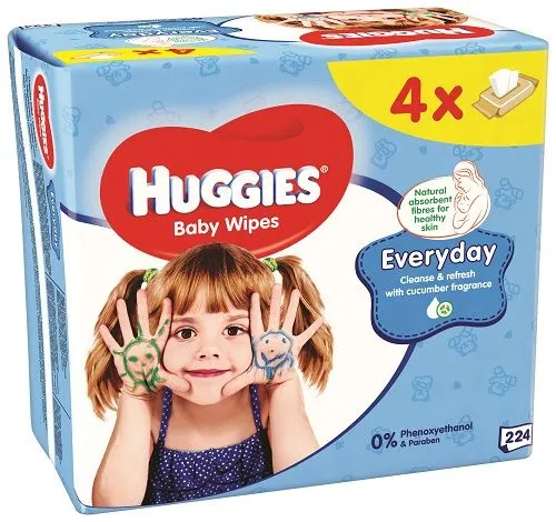 HUGGIES Everyday ubrousky 4 x 56ks