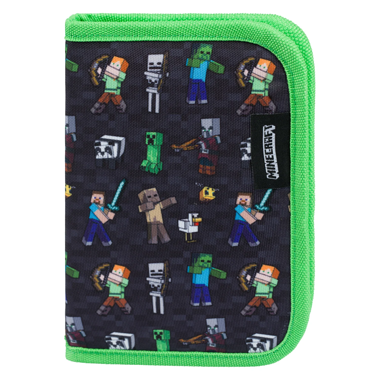 Baagl Školní penál jednopatrový Minecraft