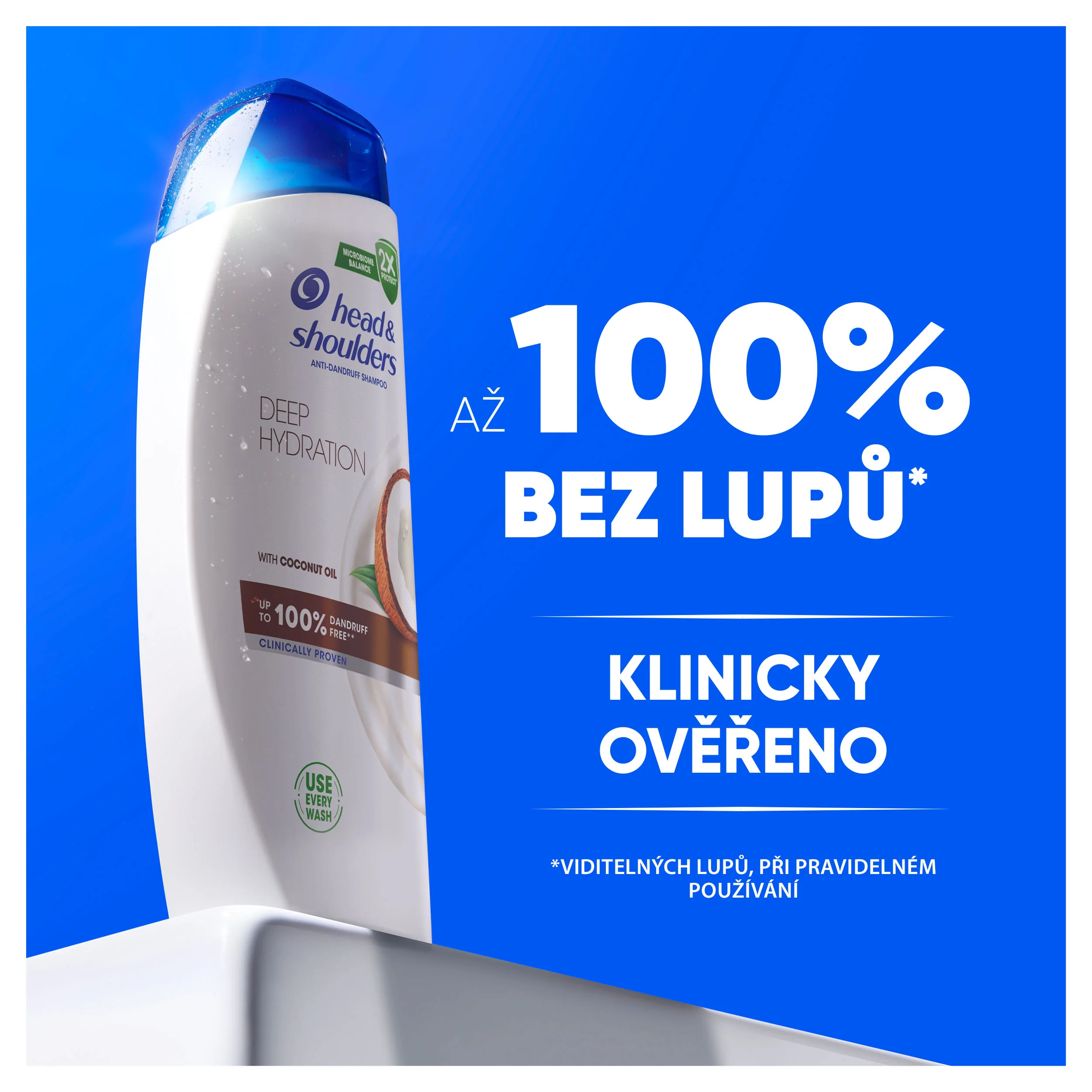 Head&Shoulders Deep Hydration Šampon proti lupům s kokosovým olejem 250 ml