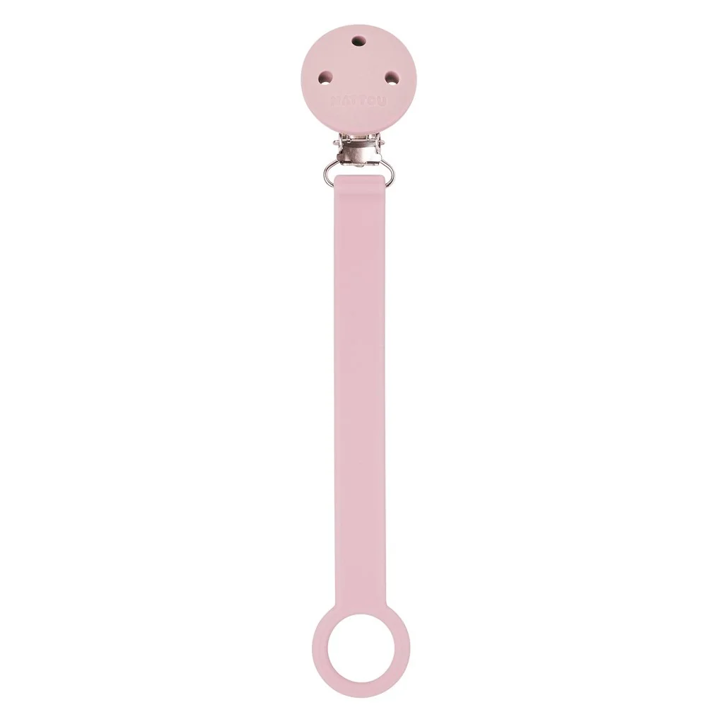Nattou Klip na dudlík silikon pink 