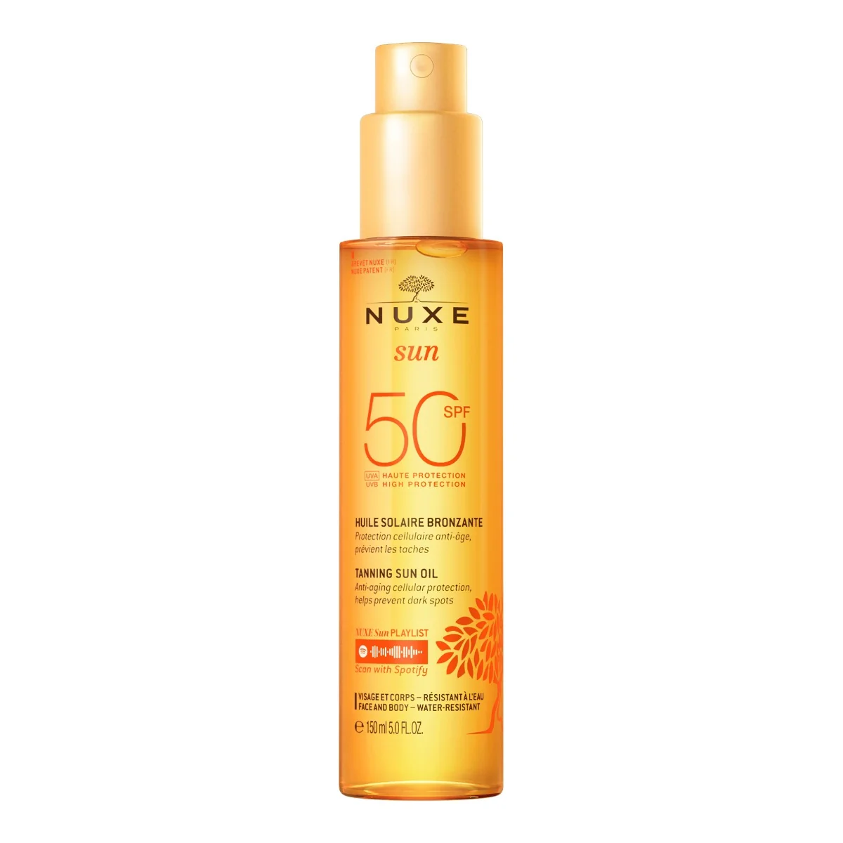 Nuxe Sun Opalovací olej na tělo SPF50 150 ml