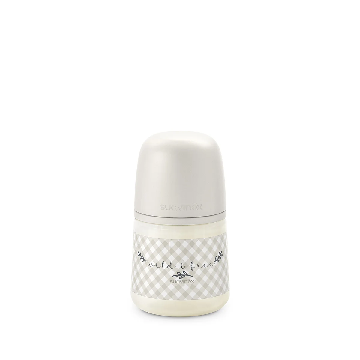 Suavinex Kojenecká láhev fyziologická WILD&FREE S 150 ml 1 ks krémová