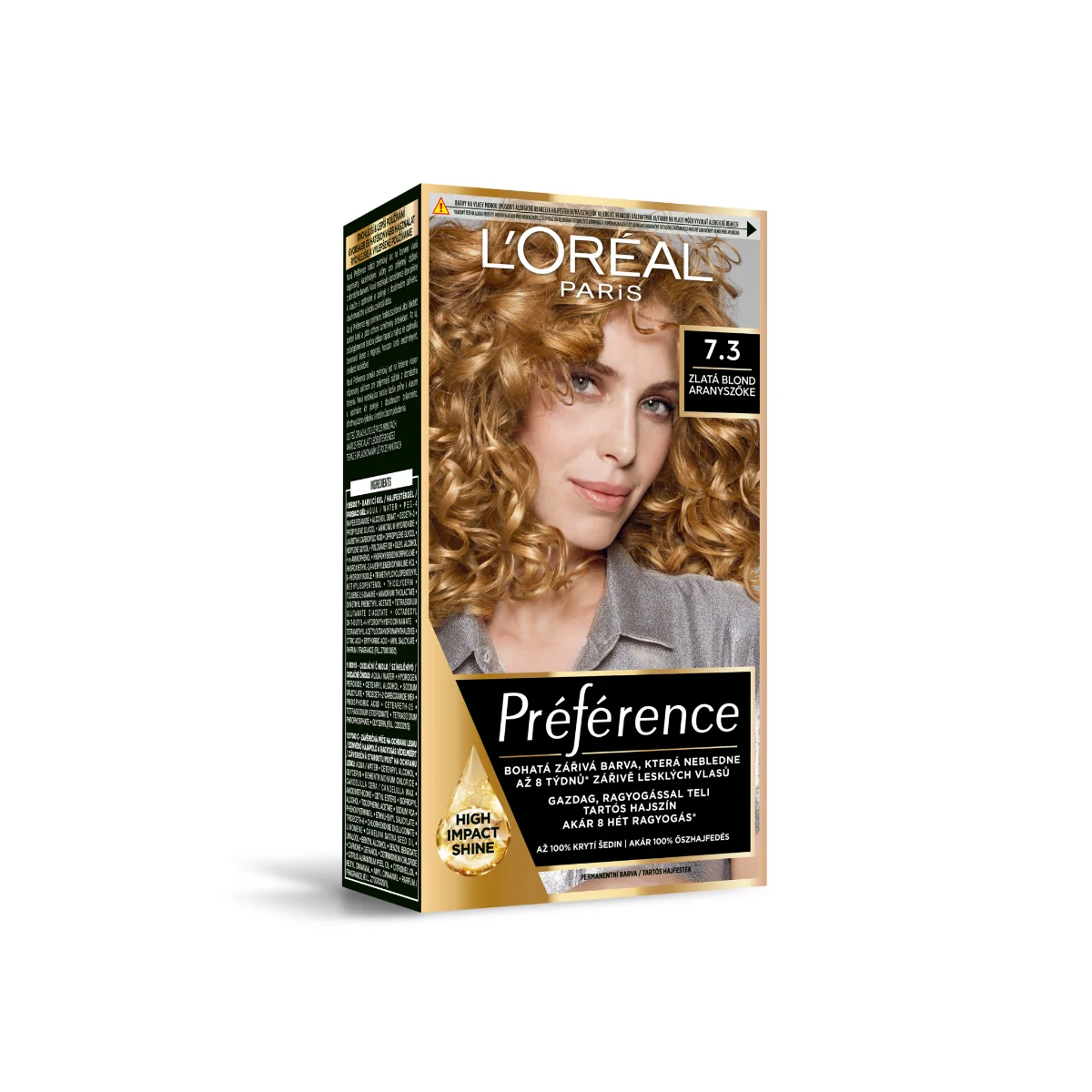Loréal Paris Preference 7.3 zlatá blond