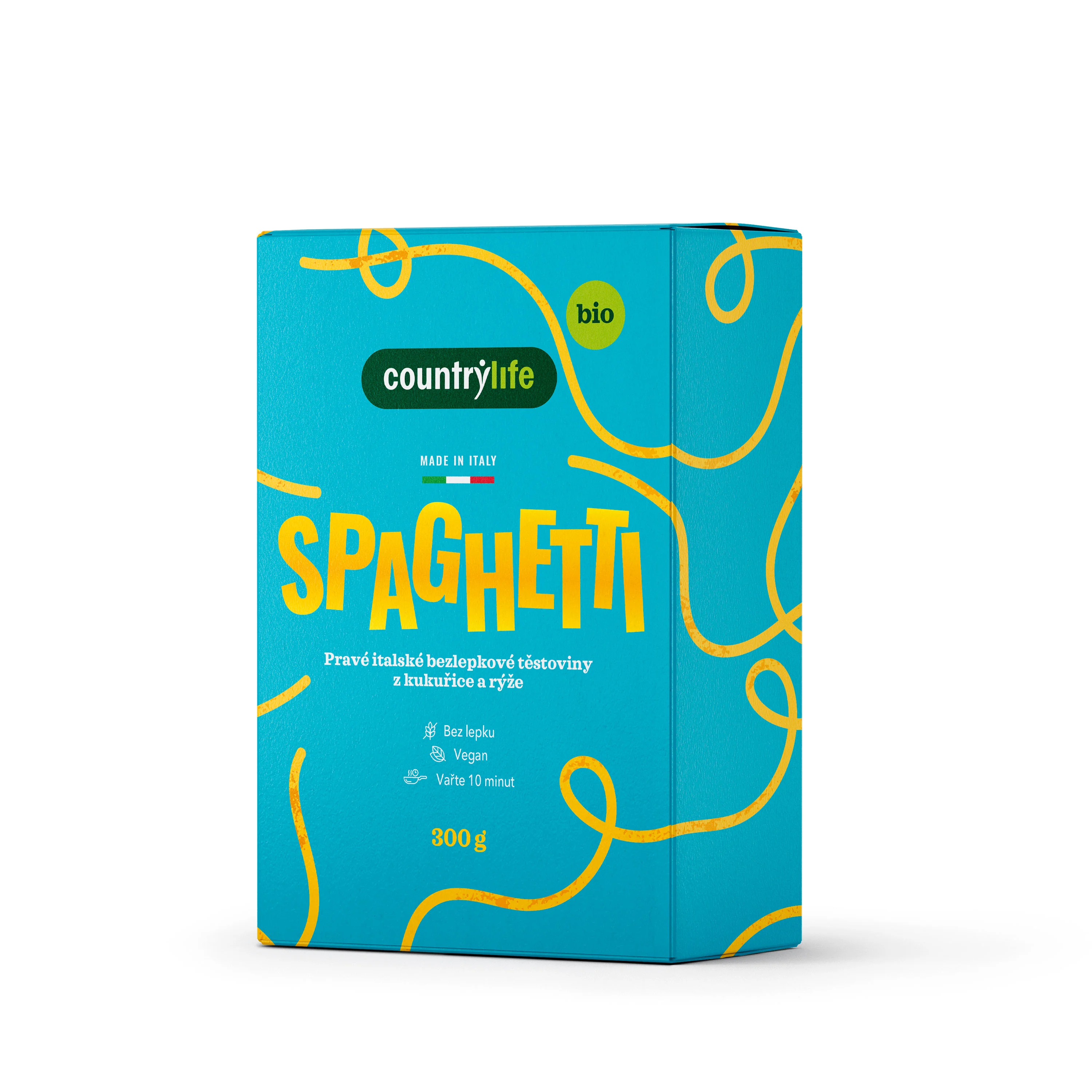 Country Life Špagety kukuřično-rýžové BIO 300 g