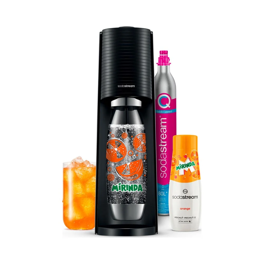 SODASTREAM TERRA Mirinda Mpack výrobník perlivé vody Black
