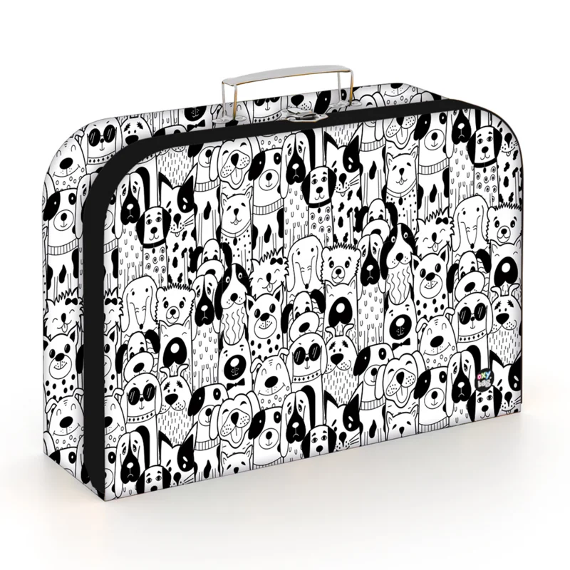 Oxybag Kufřík lamino 34 cm - Pejsci