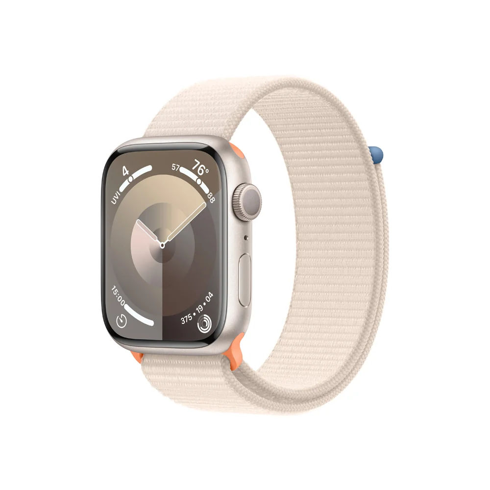 Apple Watch S9 45 mm sport loop smart hodinky Starlight