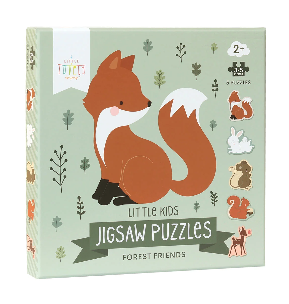 A Little Lovely Company puzzle s lesními zvířátky
