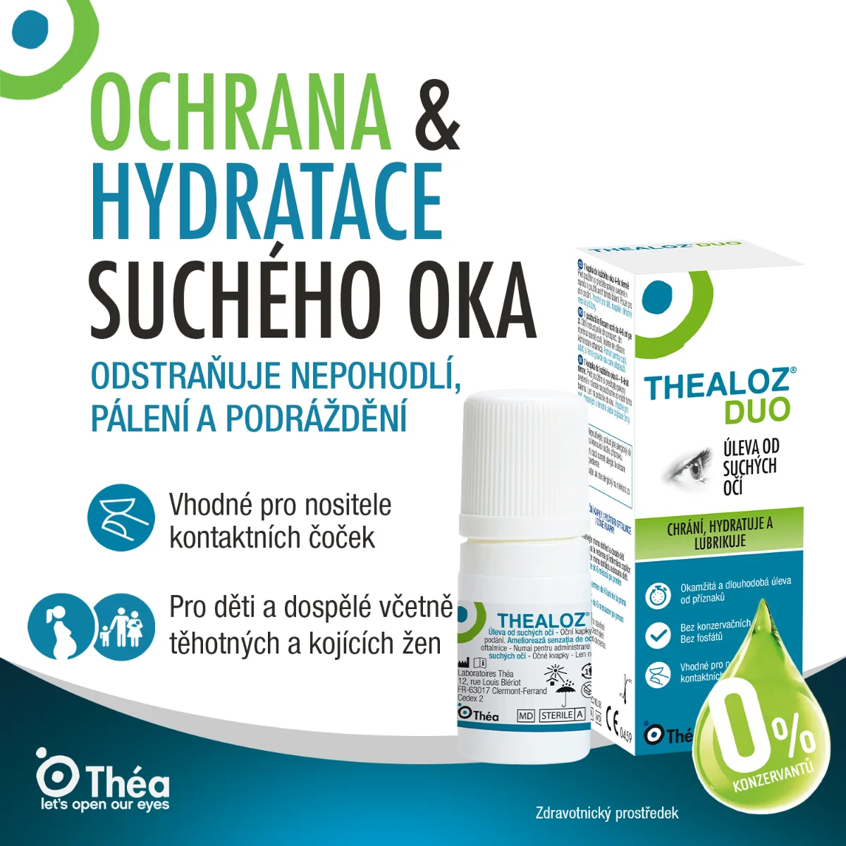 Thealoz Duo ochranný oční roztok 10 ml