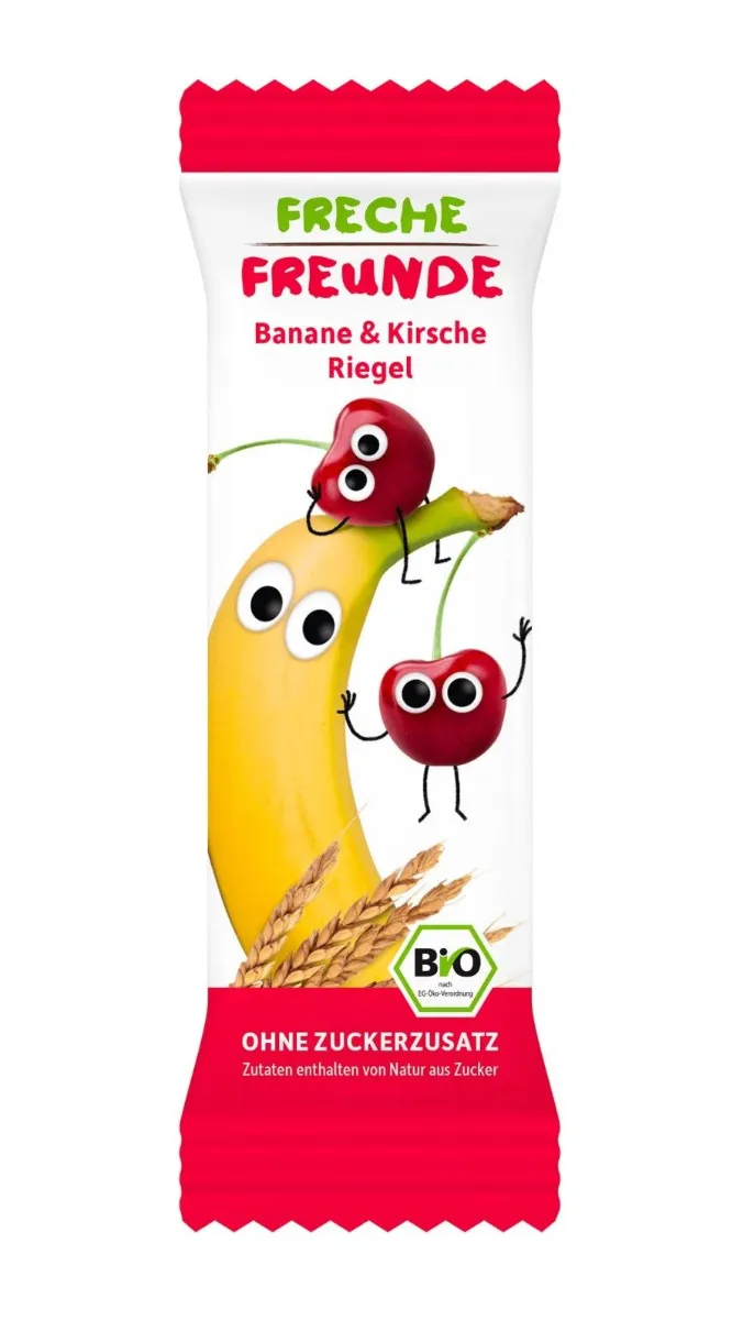 Freche Freunde BIO Ovocná tyčinka banán a třešeň 4x23 g