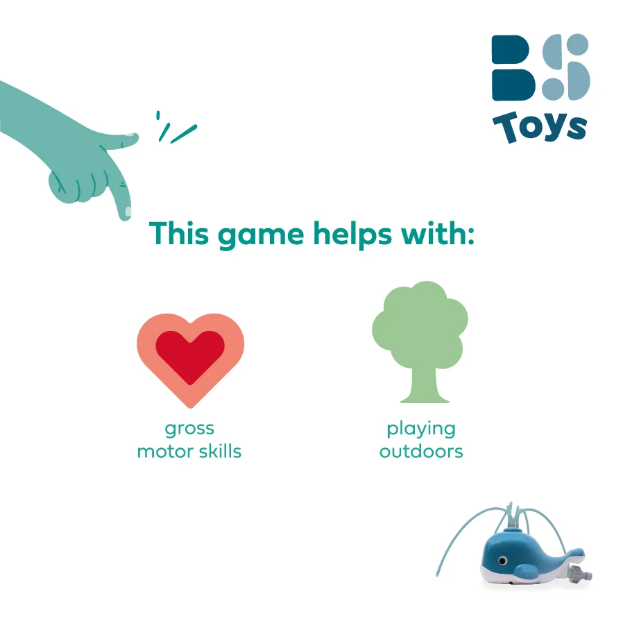 BS Toys Vodní stříkající velryba 