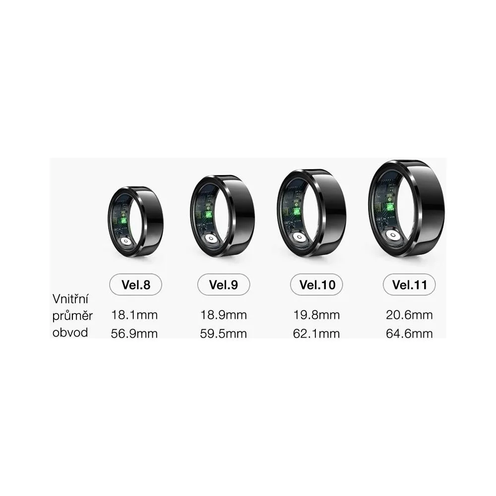 Aligator Smart Ring vel. 8 chytrý prsten silver