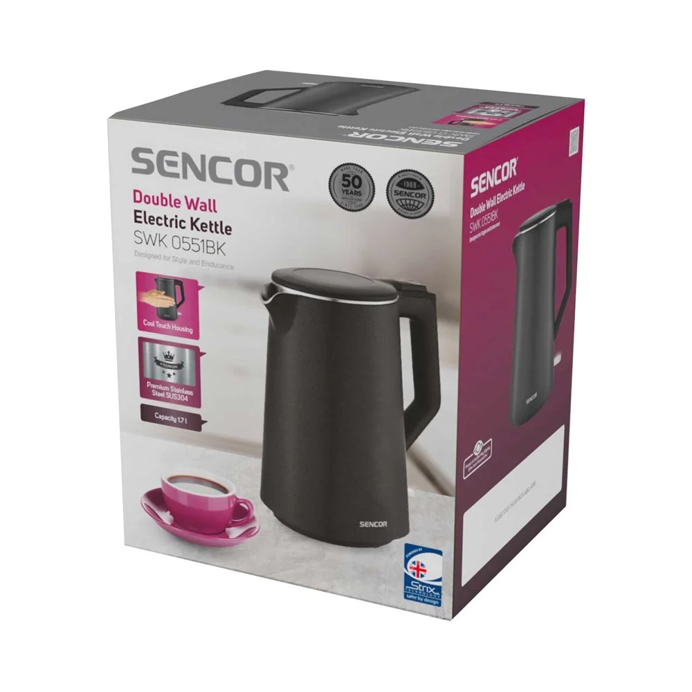 SENCOR SWK 0551BK varná konvice černá