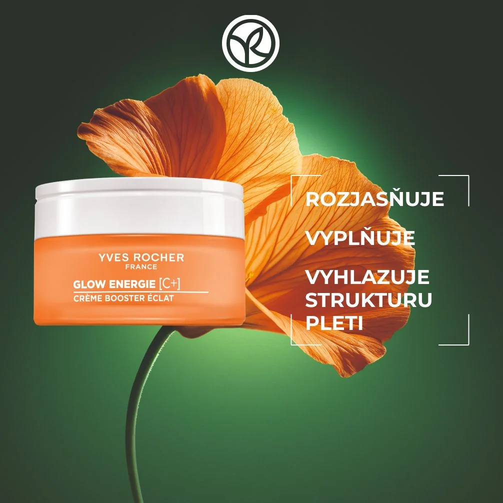 Yves Rocher Glow Energie Rozjasňující krém na vypnutí pleti 50 ml