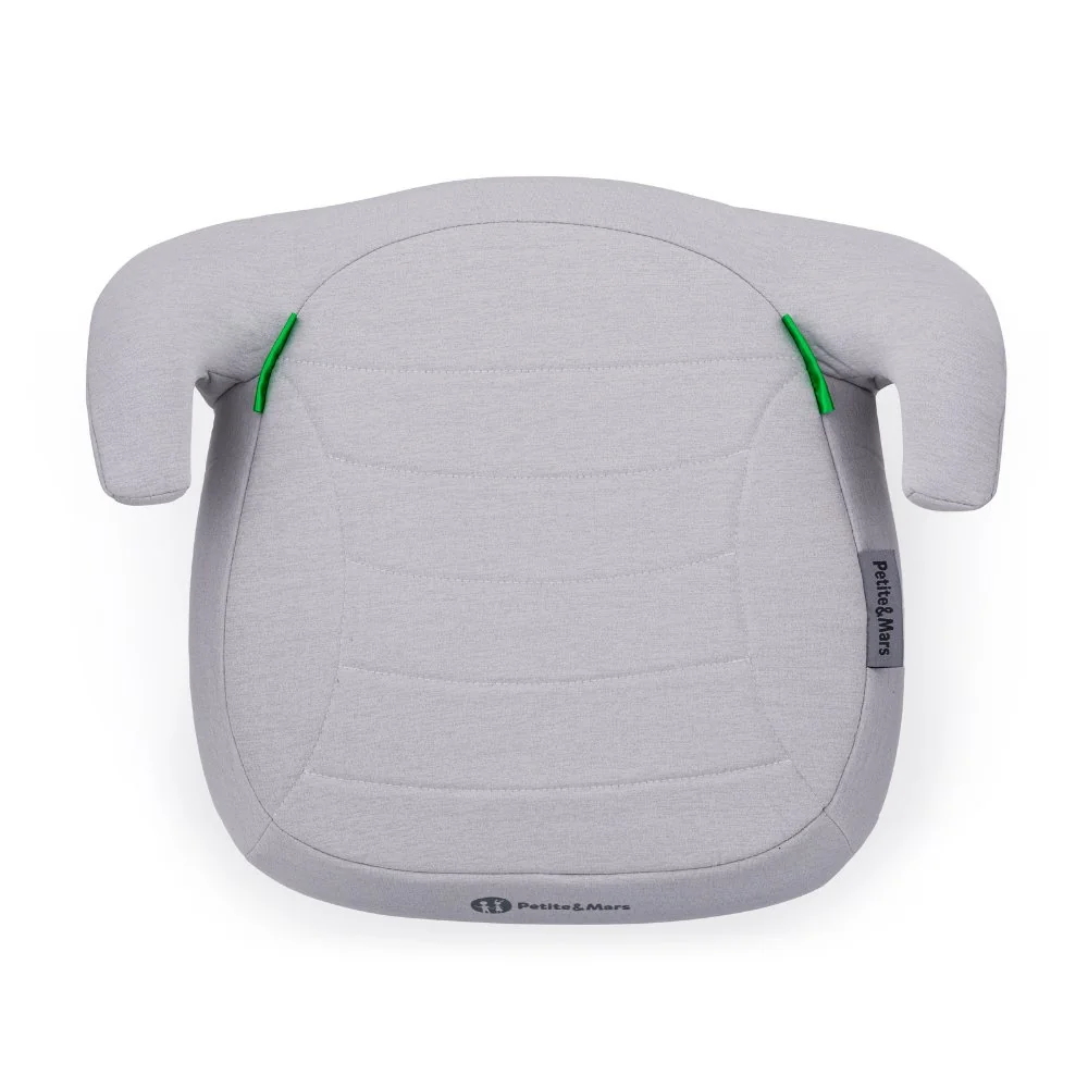 Petite&Mars Podsedák Zuno Gentle Grey 125 - 150 cm (22-36 kg)