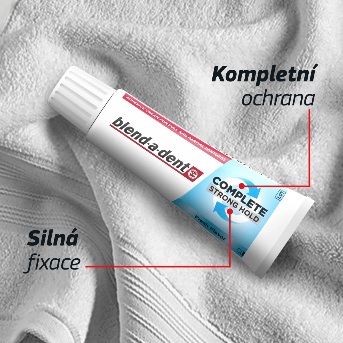 Blend-a-dent Complete Original Extra Strong fixační krém 47 g