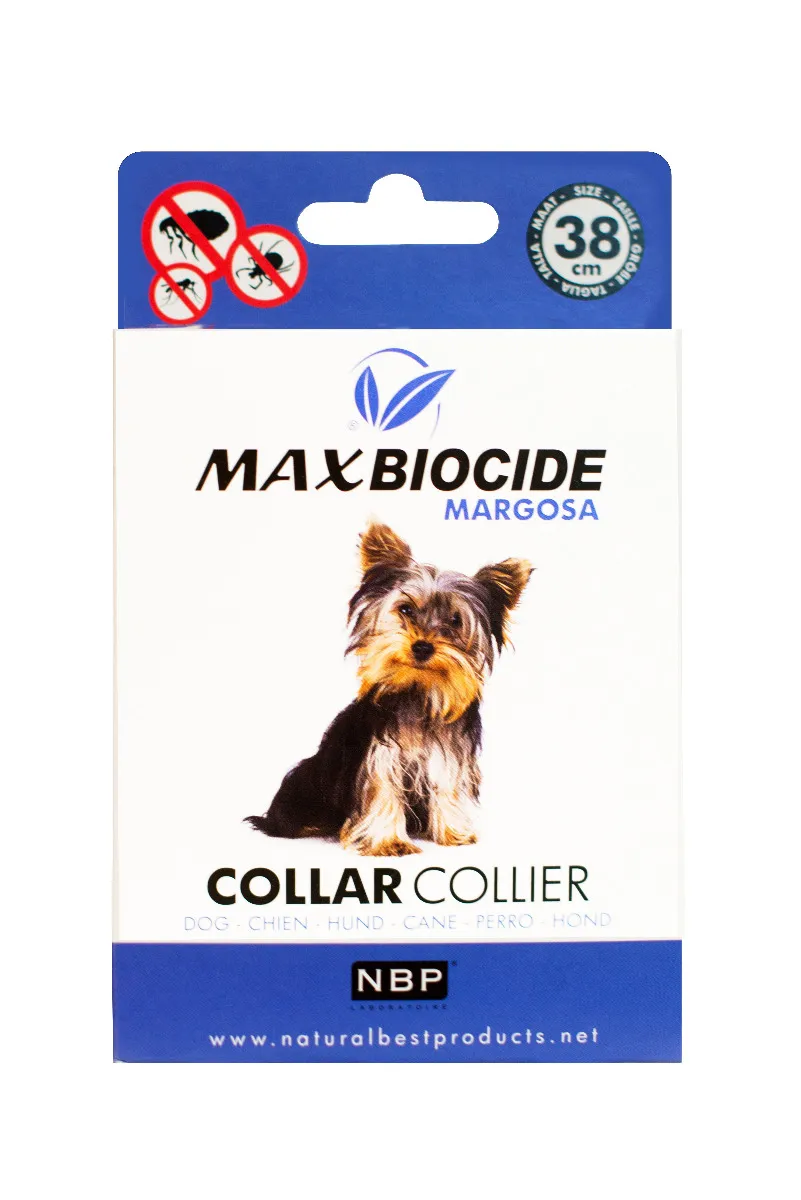 Max Biocide Dog Collar Obojek pro psy 38 cm
