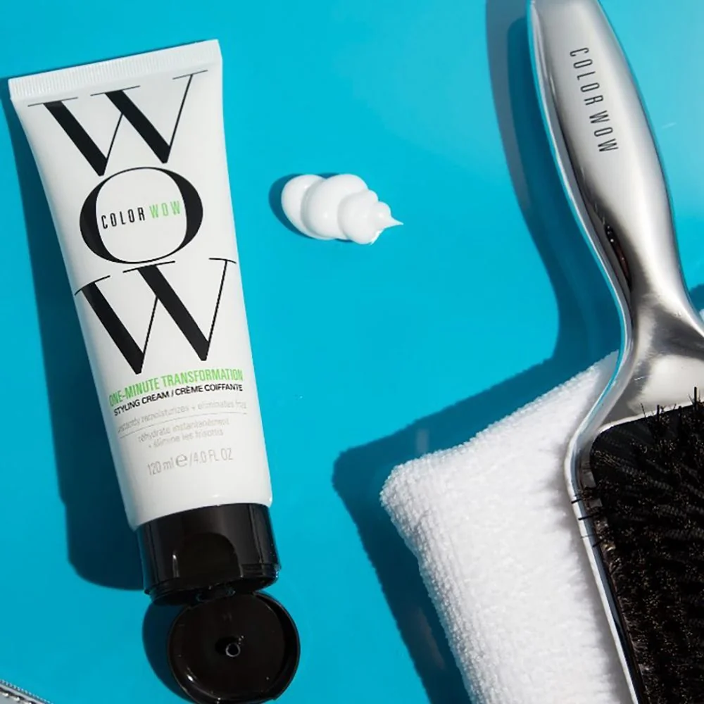 Color Wow One Minute Transformation stylingový krém proti krepatění vlasů 120 ml