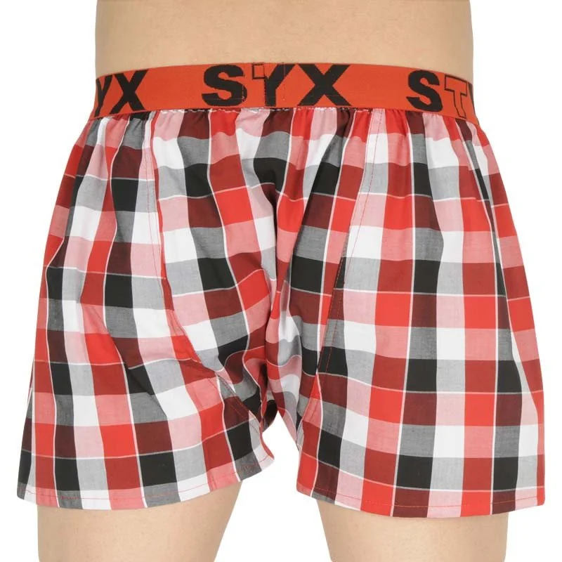 Styx Pánské trenky sportovní guma vícebarevné (B831) L