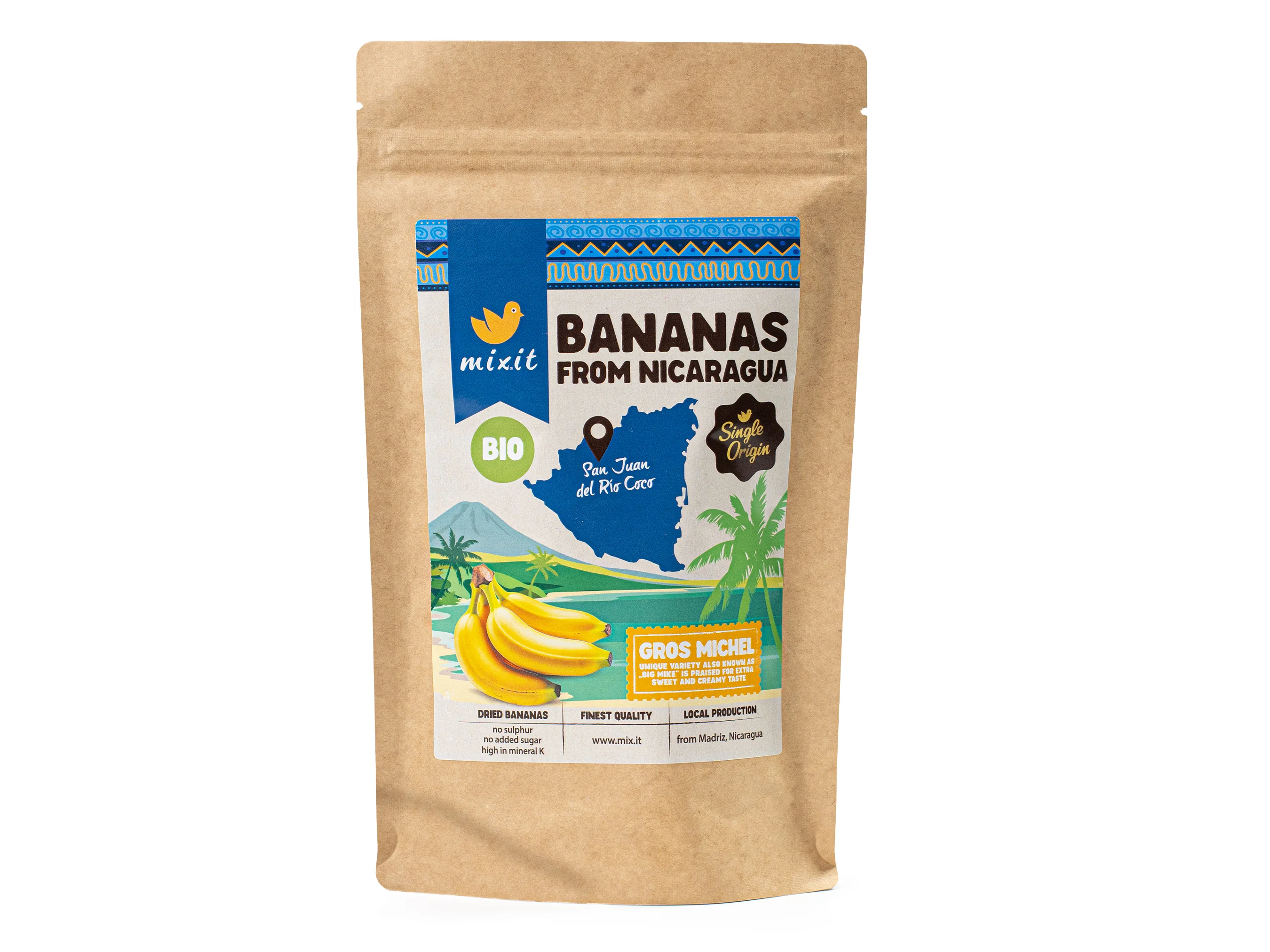 Mixit Single Origin BIO Banánky z Nikaragui 250 g