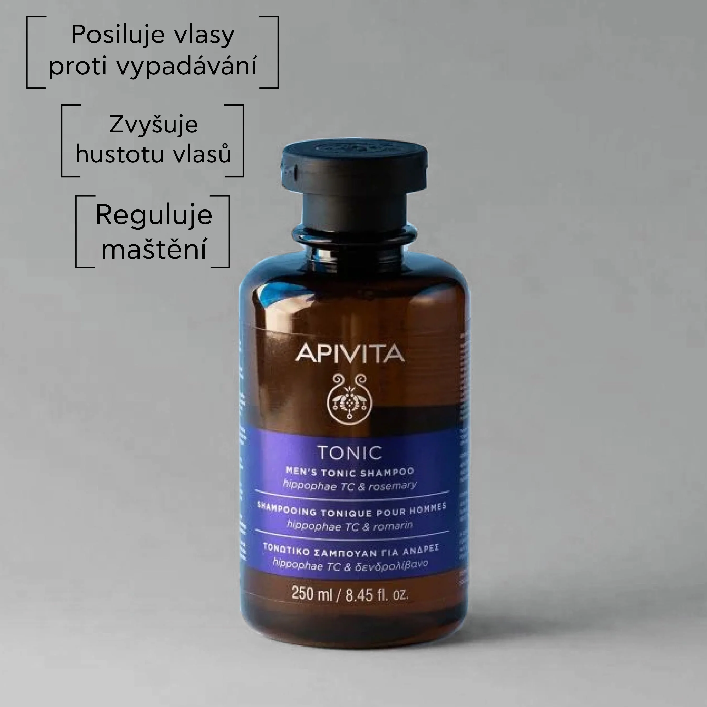 APIVITA Tonic Men tonizující šampon pro muže 250 ml