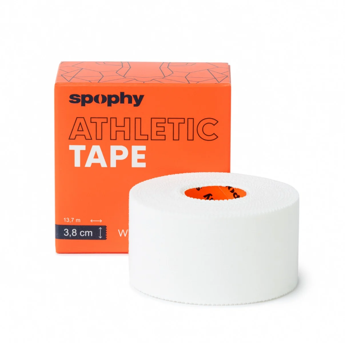 Spophy Athletic Tape 3,8 cm x 13,7 m fixační tejp bílý
