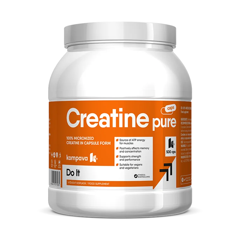 KOMPAVA Kreatin Pure v kapslích 500 cps