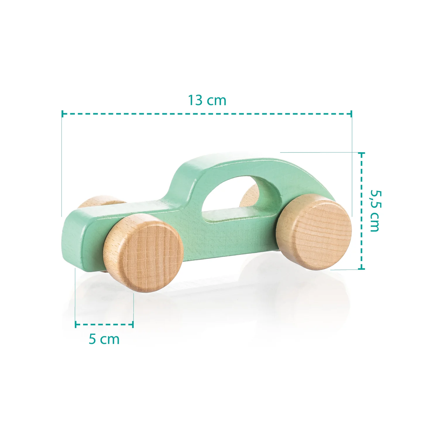 Zopa Dřevěné sportovní autíčko, Mint 2