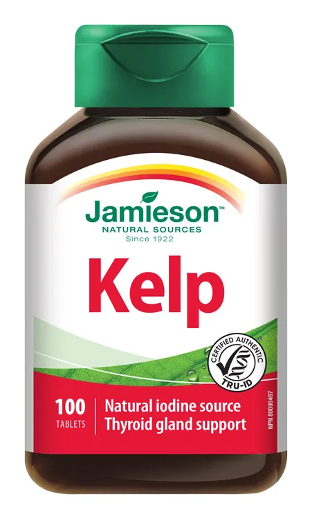 Jamieson Kelp mořské řasy 650 mcg 100 tablet